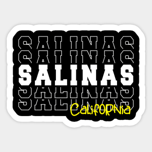 Salinas city California Salinas CA Sticker